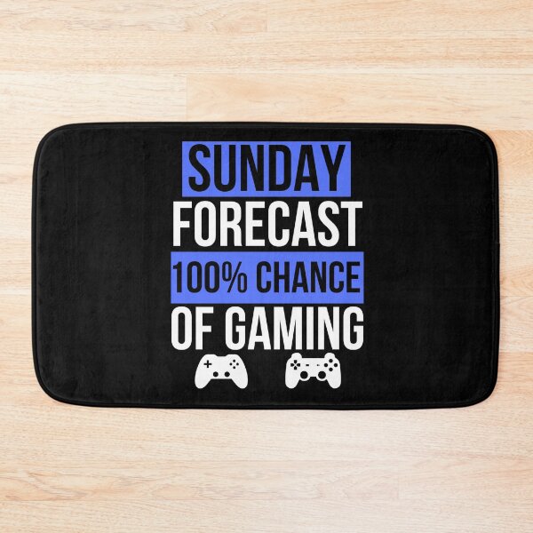 Item preview, Funny Gaming Sunday Forecast 100% Change Of Gaming designed and sold by Gamerss4Life.