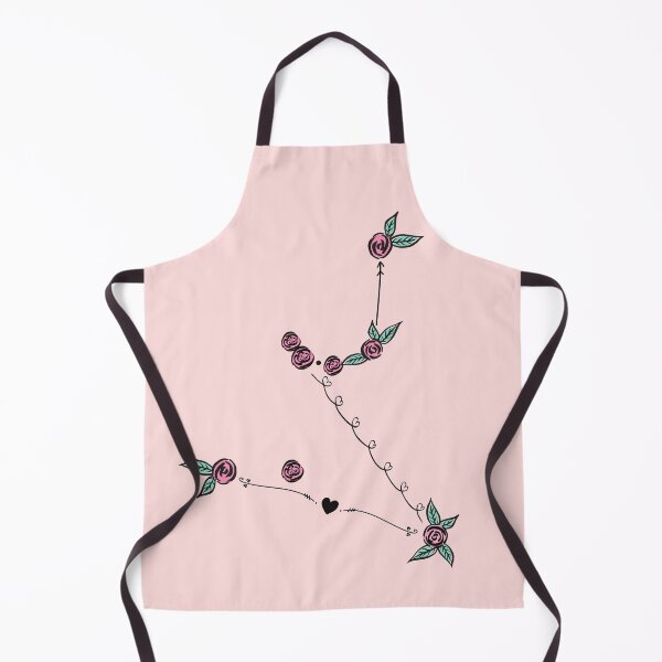 Item preview, Hydrus (Lesser Water Snake) Constellation Roses and Hearts Doodle designed and sold by EndlessDoodles.