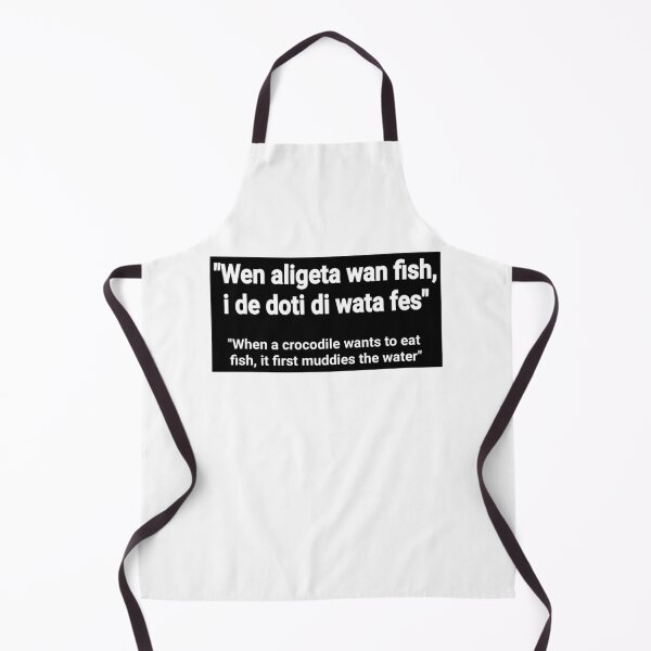 Item preview, Salone Krio Saying - "Wen aligeta wan fish" designed and sold by Tony Cisse.
