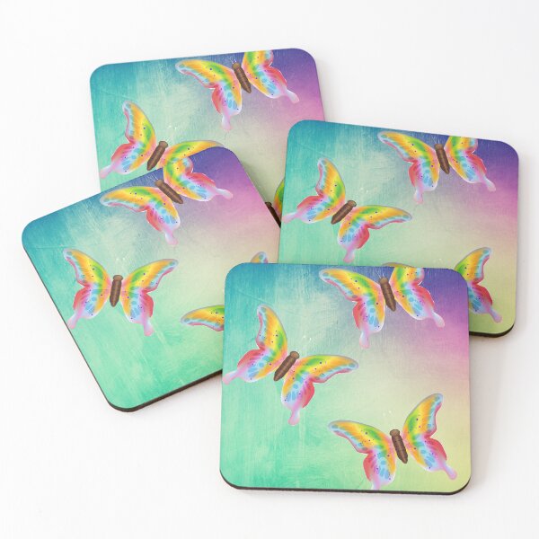 Item preview, Rainbow butterflies designed and sold by Hanger52.