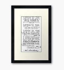 Shel Silverstein Gerahmtes Wandbild