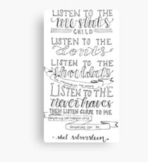 Shel Silverstein Leinwanddruck