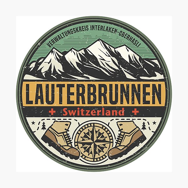 Item preview, Lauterbrunnen, Switzerland designed and sold by studio838.