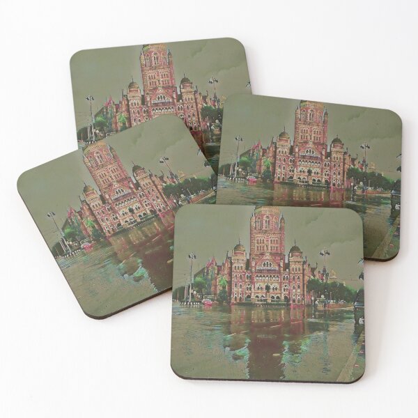 Item preview, Mumbai water reflections designed and sold by imagine-ai.