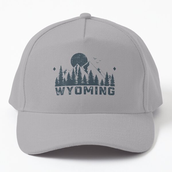 Wyoming Mountain View Baseball Cap