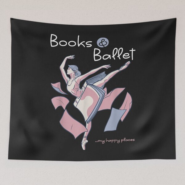 Item preview, Books & Ballet My Happy Places Reading and Dancing designed and sold by suexhxsandr.