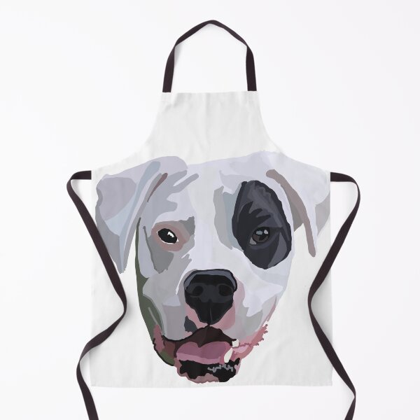 Item preview, White boxer dog designed and sold by noodlesdesigner.