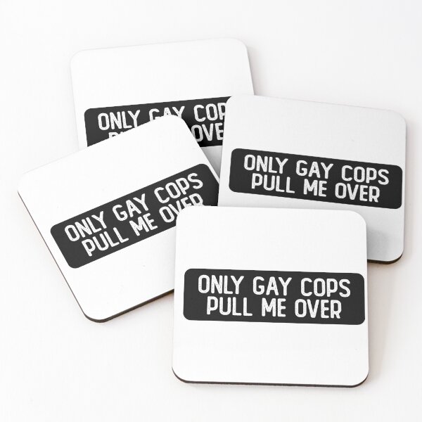 Item preview, Only Gay Cops Pull Me Over Cool Biker designed and sold by Sour Soul.