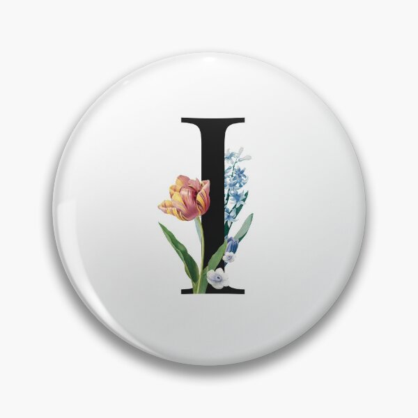 Item preview, Split Floral Letter Monogram | Personalized Flower Letter I designed and sold by BeeMeCreative.