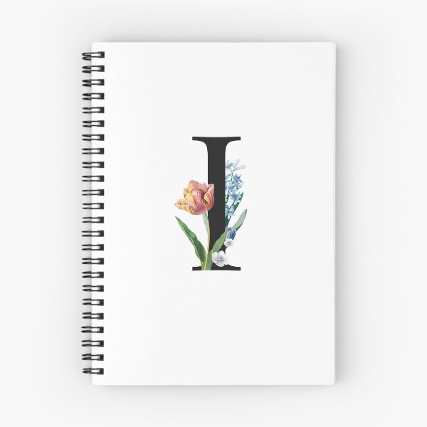 Item preview, Split Floral Letter Monogram | Personalized Flower Letter I designed and sold by BeeMeCreative.