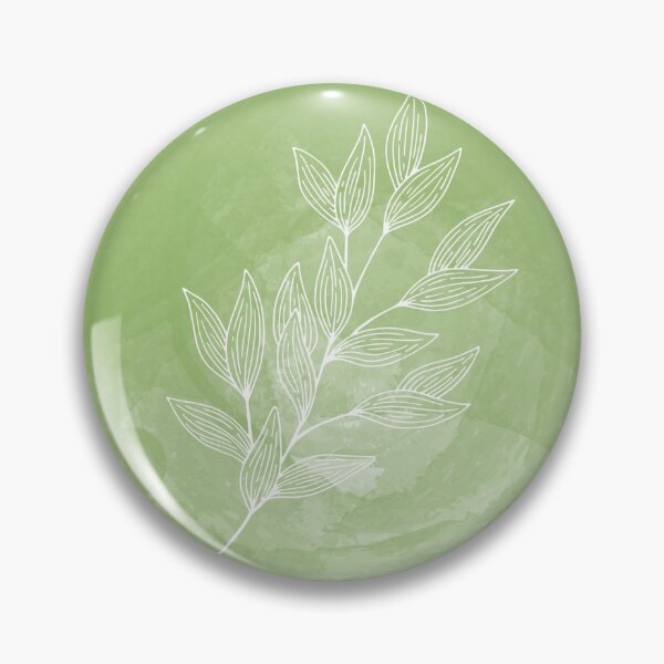 Item preview, Green Watercolor with Leaves Dots Pattern designed and sold by autumnchu.