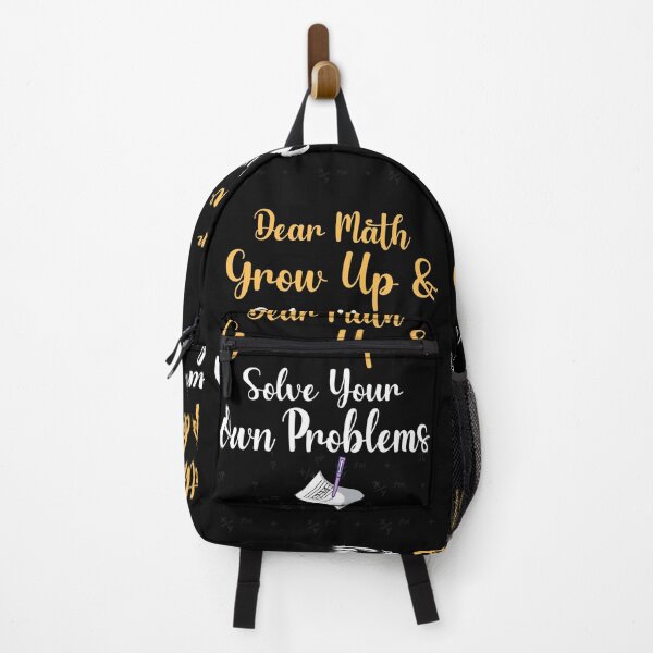 Item preview, Dear Math Grow Up & Solve Your Own Problems designed and sold by amishacreates.