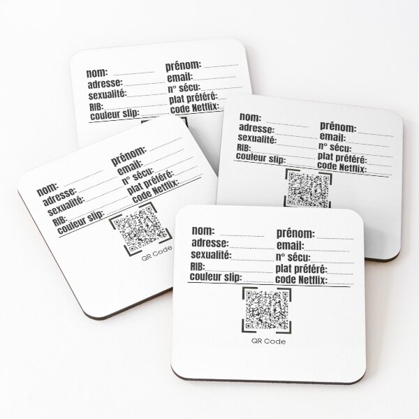 Aperçu de l'œuvre Qr code Info créée et vendue par Amliink.