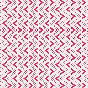 Artwork thumbnail, Pink Arrows Pattern by Dream Big! by E. H.
