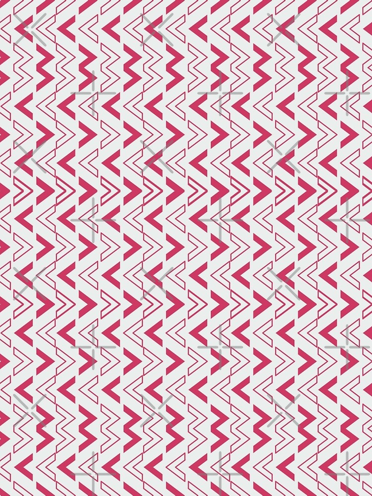 Thumbnail 4 of 4, A-Line Dress, Pink Arrows Pattern designed and sold by DesignsbyEH.