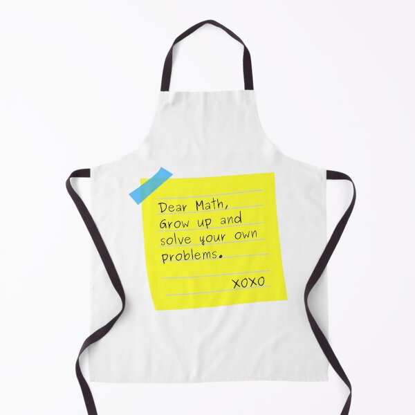 Item preview, Dear Math grow up and solve your own problems designed and sold by NikitaAg.