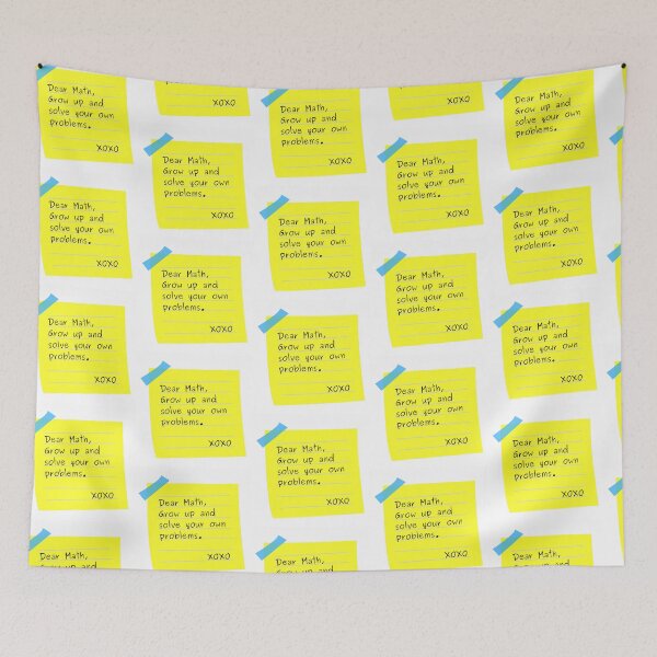 Item preview, Dear Math grow up and solve your own problems designed and sold by NikitaAg.