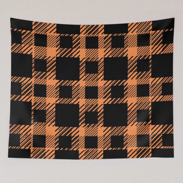 Item preview, Halloween Buffalo Check Pattern designed and sold by Designs By YL.