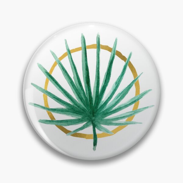 Item preview, Simple Plant with Golden Circle designed and sold by LittleHoniBee.