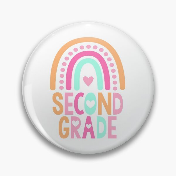 Item preview, Second Grade Rainbow Girls Boys Teacher Cute designed and sold by Zeus-Studio.