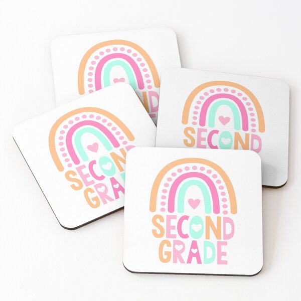 Item preview, Second Grade Rainbow Girls Boys Teacher Cute designed and sold by Zeus-Studio.