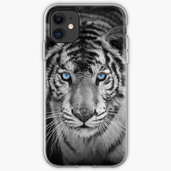 Blue Eyed Bengal Tiger iPhone Soft Case