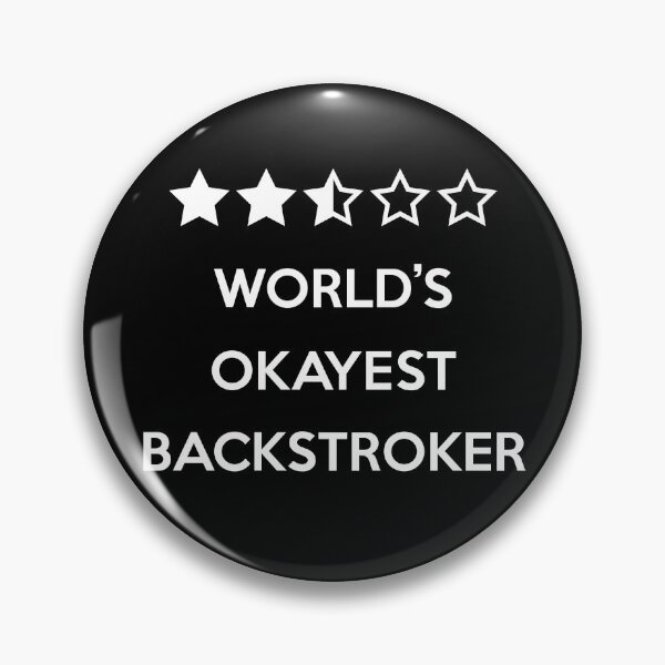Artikelvorschau, Okayster Rückenschwimmer der Welt (Weiß) entworfen und verkauft von TheLeakyGoggle.