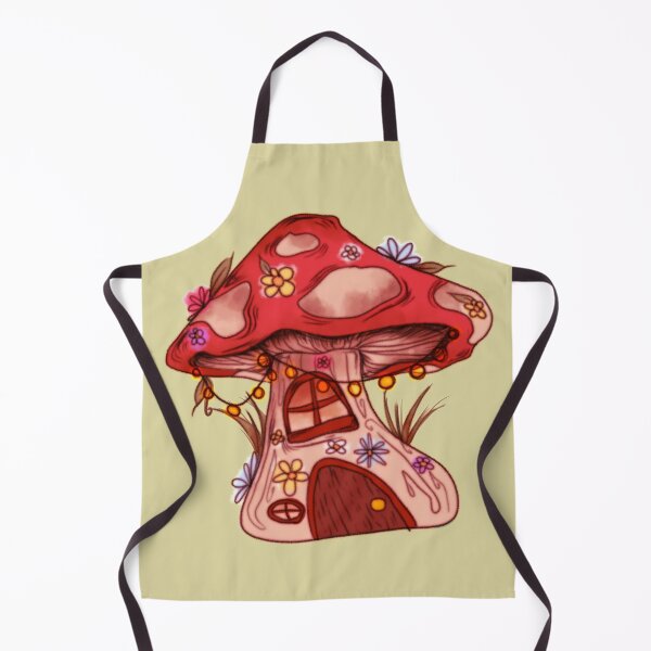 Item preview, + Cottagecore Mushroom Fantasy Flower House + designed and sold by russhauna.