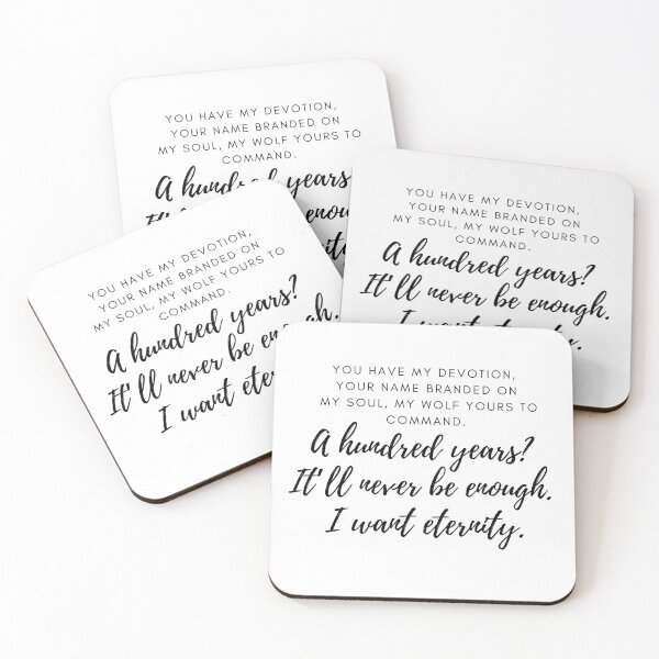 Item preview, A Hundred years? It'll never be enough. I want eternity. designed and sold by readallthebooks.