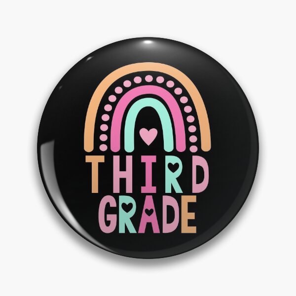 Item preview, third Grade Rainbow Girls Boys Teacher Cute designed and sold by Zeus-Studio.
