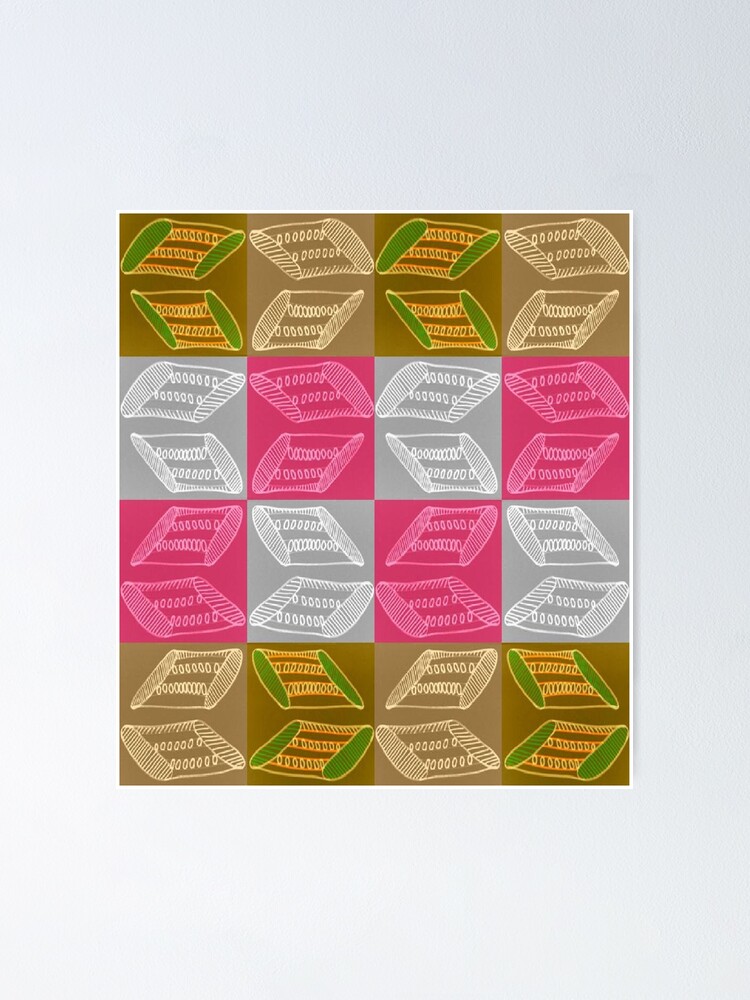 Thumbnail 1 of 3, Poster, Boxed Drawings designed and sold by KazM.