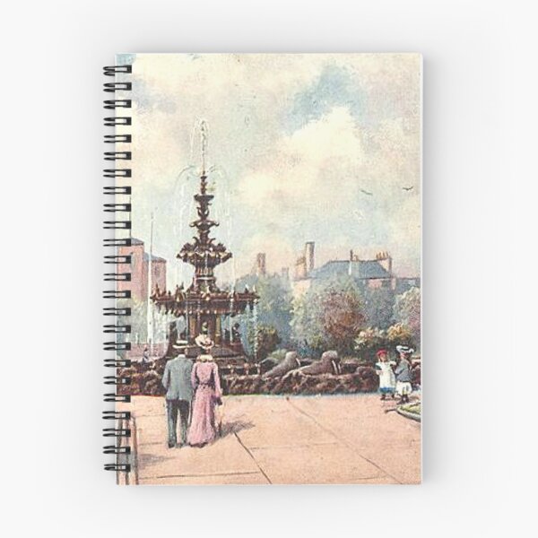 Item preview, Vintage Illustration of Fountain Gardens, Paisley designed and sold by yourscotland.