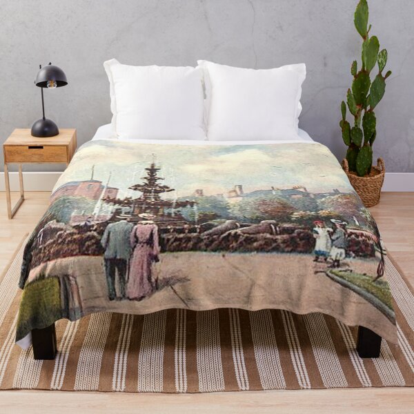 Item preview, Vintage Illustration of Fountain Gardens, Paisley designed and sold by yourscotland.