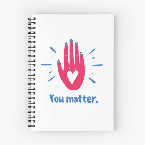 Aperçu de l'œuvre Hands Up You Matter Rose et Bleu créée et vendue par NoImNotBecka.
