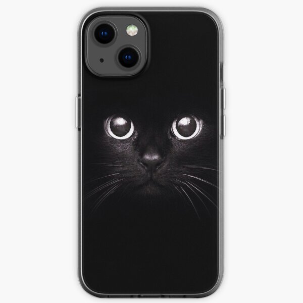 Black Cat iPhone Soft Case