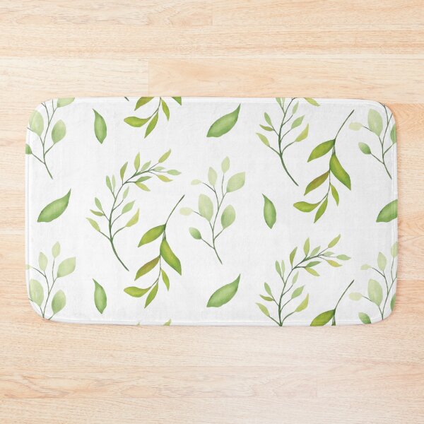 Item preview, Watercolor Green Leaves and Branches designed and sold by Pavnud.