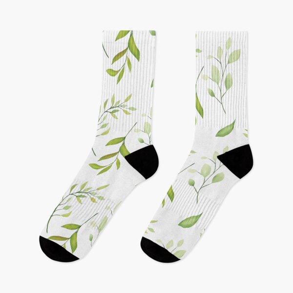 Item preview, Watercolor Green Leaves and Branches designed and sold by Pavnud.