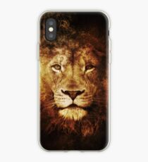 Grunge Lion iPhone Case