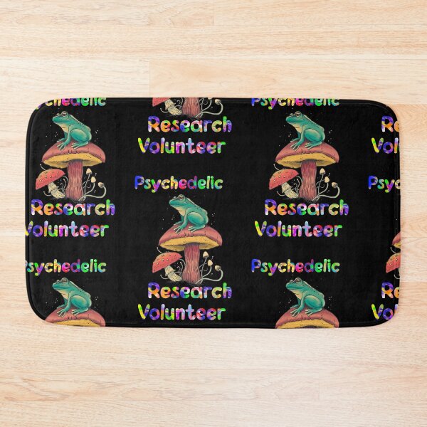 Item preview, Psychedelic research volunteer- tie dye psychedelic frog designed and sold by Designs Of all kinds.