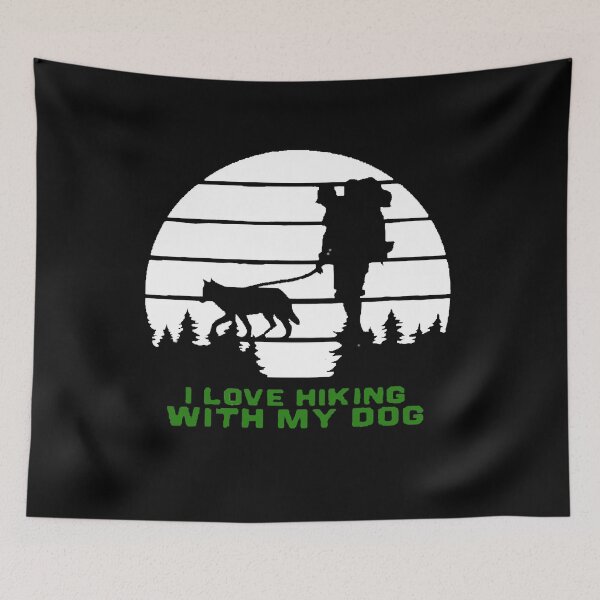 Item preview, I Love Hiking With My Dog designed and sold by ghazalish.