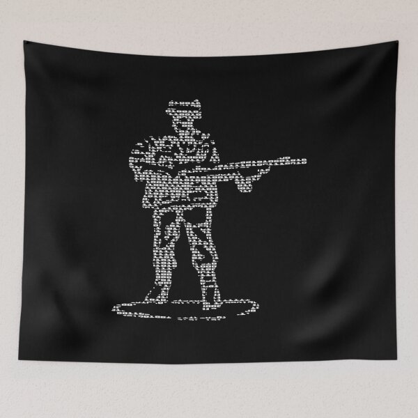 Item preview, BINARY SOLDIER - DIGITAL WAR. WHITE designed and sold by 5hertz.