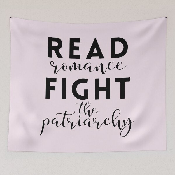 Item preview, Book lovers: Read romance, fight the patriarchy designed and sold by KlaraMacinka.