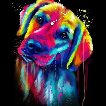 Artwork thumbnail, Golden Retriever Hand Drawn by RMA-Graphics