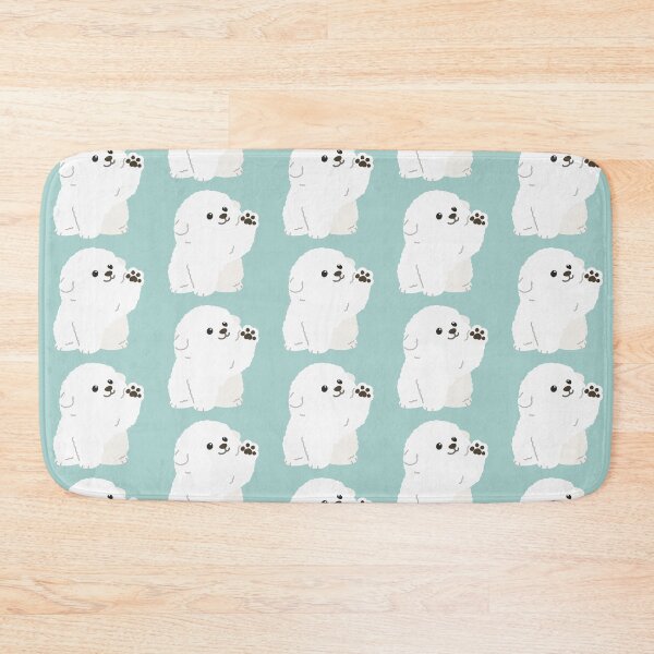 Item preview, Bischon Frise Waving - flat colored version- designed and sold by You Store.