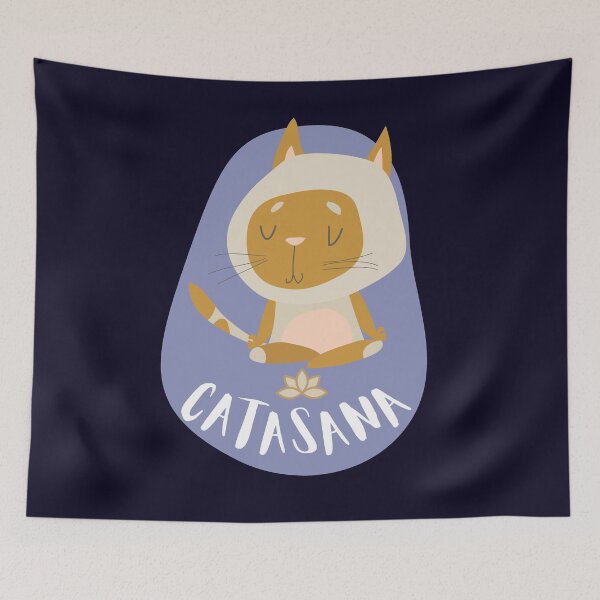 Item preview, Kitty Cat Yoga Asana Poses designed and sold by dmr studio.