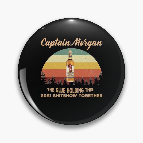 Item preview, Gift Idea Captain Morgan The Glue Holding 2021 Shitshow Vintage Shirt, Pandemic Shirt, Drinking Christmas  designed and sold by MorganAdamska.