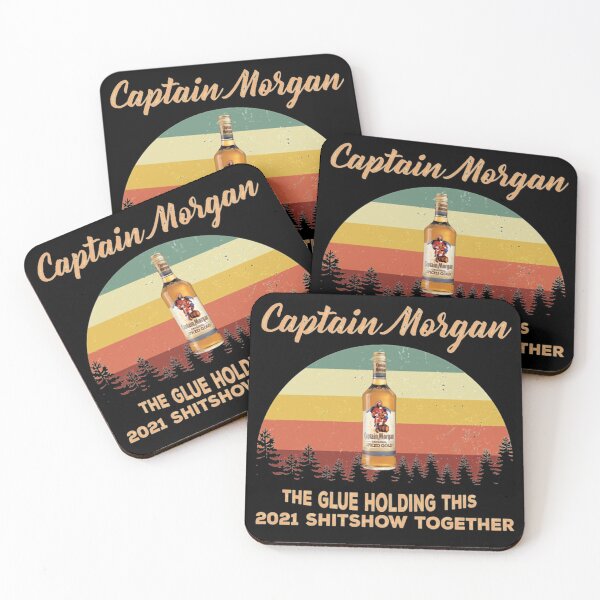 Item preview, Gift Idea Captain Morgan The Glue Holding 2021 Shitshow Vintage Shirt, Pandemic Shirt, Drinking Christmas  designed and sold by MorganAdamska.