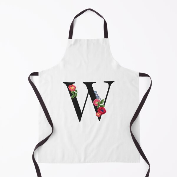 Item preview, Split Floral Letter Monogram | Personalized Flower Letter W designed and sold by BeeMeCreative.
