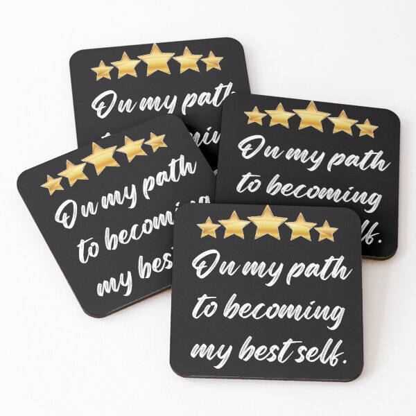 Item preview, On my path to becoming my best self. designed and sold by BlueThrow.