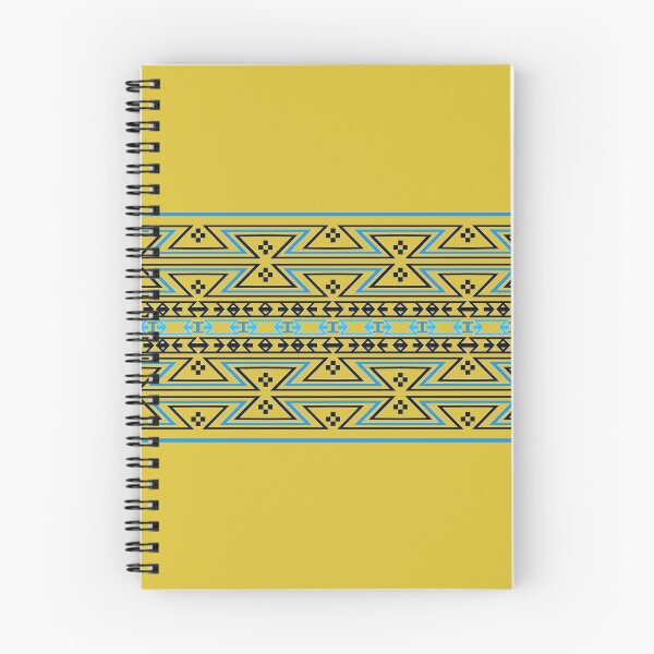 Item preview, Native American Traditional Ethnic Tribal Geometric Navajo Blanket Motif Pattern Yellow designed and sold by Anna Lemos.